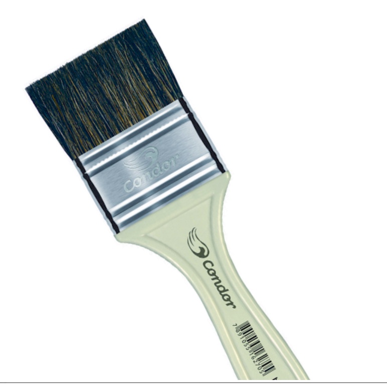 PINCEL TRINCHA SIMPLES SEDA 660 1 1/2 PROFISSIONAL CONDOR | Shopee Brasil