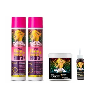 Kit Proliss Escova Progressiva Garota poderosa 3D 300ML +TRATAMENTOS