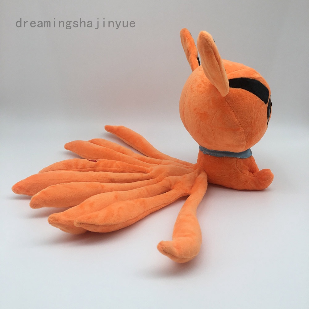 Dreamingshajinyue Boneco De Pelúcia Anime Naruto Nine Tail Raposa Naruto Kurama Nine Tails 12-inch Brinquedo De Pelúcia Com Rabo De Balanço