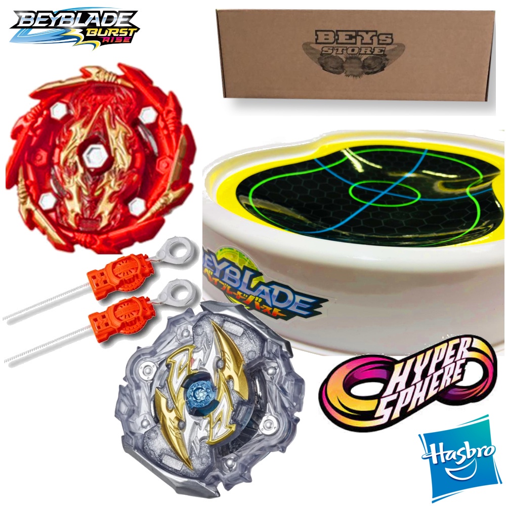 Beyblade Triumph Dragon vs Wolrd Evo Helios - Hasbro - Pião de