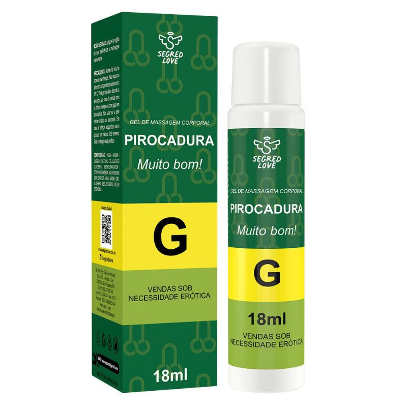 Gel Excitante e Retardante Masculino PIROCADURA SEX SHOP