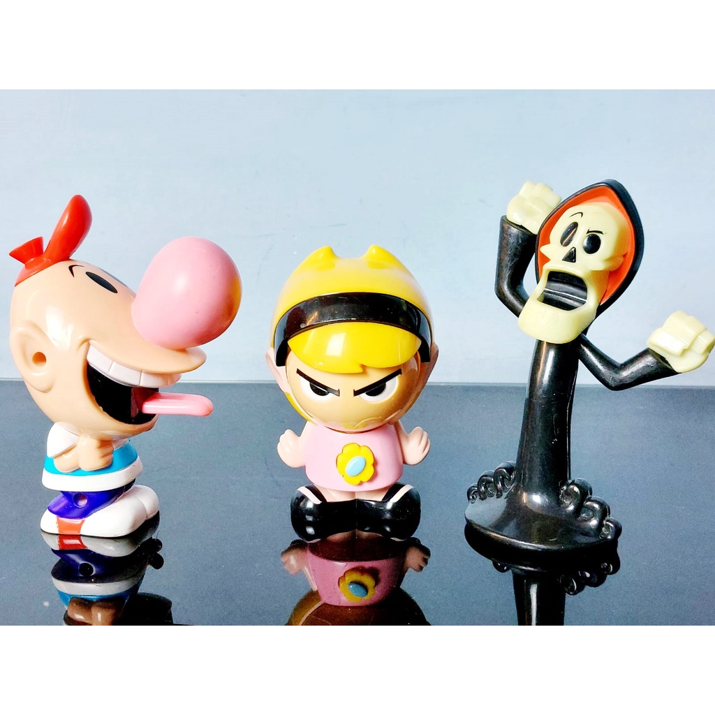 Lote com 3 Bonecos Billy e Mandy Puro Osso Coleção Amigos Famosos da  Cartoon Network Mc Donalds