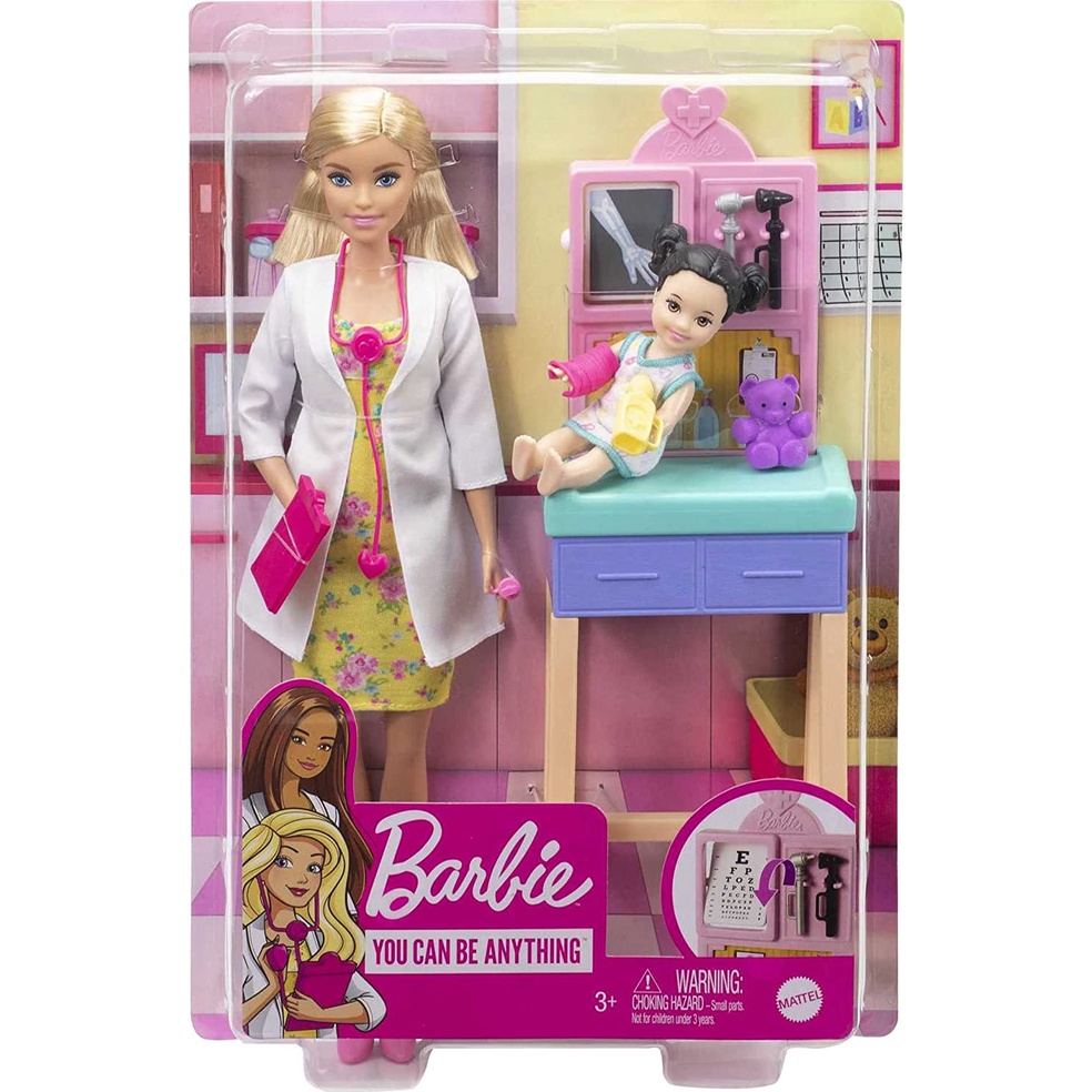 Boneca Barbie Conjunto de Jogos Infantil Médicos Pediatra - Chic Outlet -  Economize com estilo!