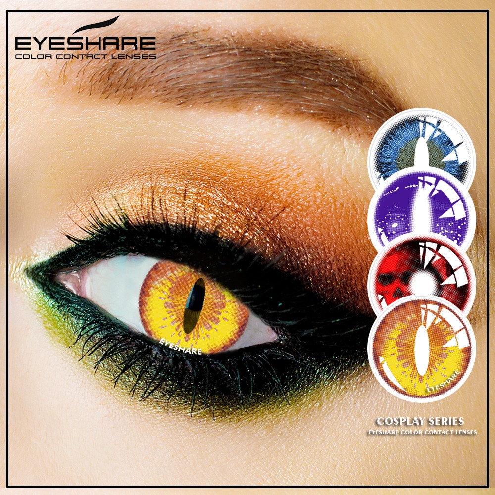 Eyeshare Par Lentes De Contato Para Olhos Para Halloween Escorrega