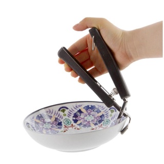 Pegador De Panela De Aço Inox Com Cabo Plástico - 17cm