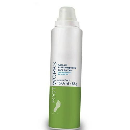 Aerosol antitranspirante para os pés Foot Works 150ml. | Shopee Brasil
