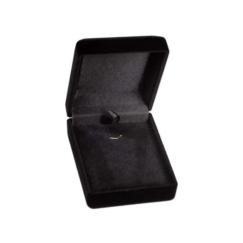 Estojo caixinha para colar brinco pingente pequeno veludo