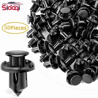 Clipes De Pára-Lamas Honda Fender 50 Peças Fixação Rebite Nylon Choques De Montagem Automotiva Parafusos De Expansão Auto 10mm