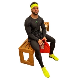 Conjunto Térmico De Compressão Segunda Pele Fitness Crossfit Musculação Proteção Solar