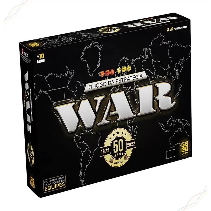 Jogo War Edicao Especial 50 Anos