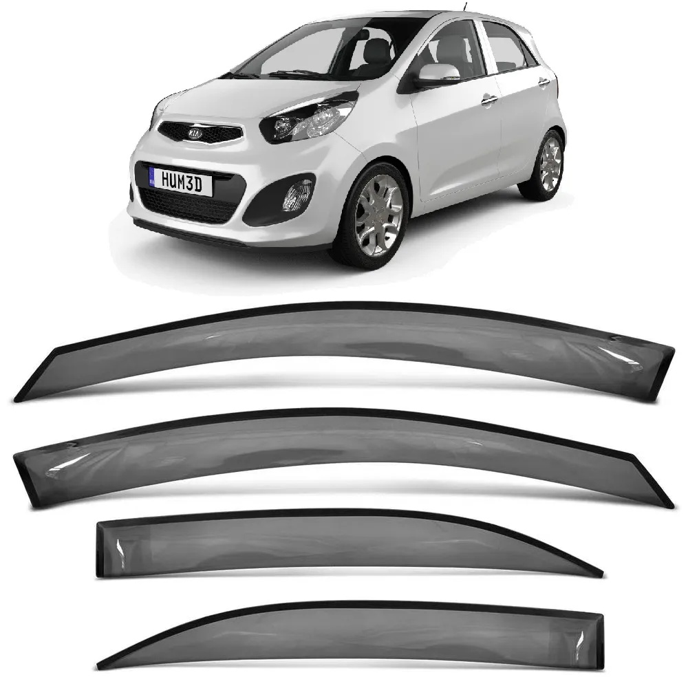 Calha de Chuva Acrílica KIA Picanto 2012 a 2017 4 portas Shopee Brasil