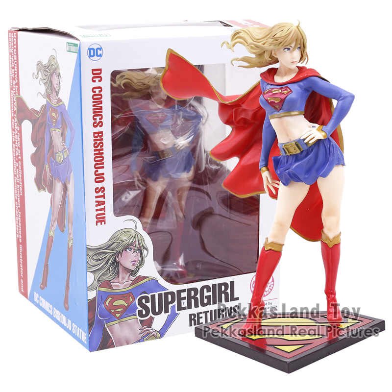 Action Figure Bishoujo Boneca Supergirl Estatueta DC