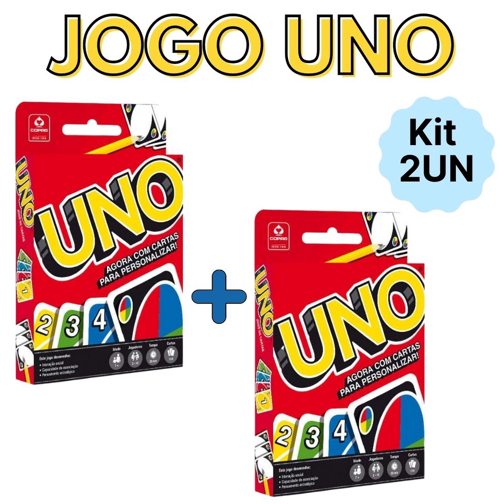 Jogo do Uno  Shopee Brasil