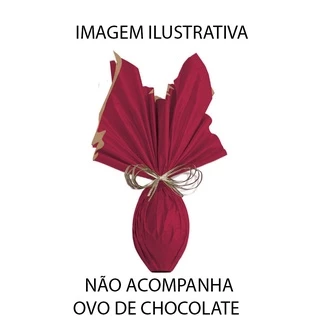 Folha para Ovos de Páscoa Double Face Acetinado Cereja/Ouro 69x89cm - 05 unidades - Cromus Páscoa - Rizzo Distribuidora em Oferta na Shopee