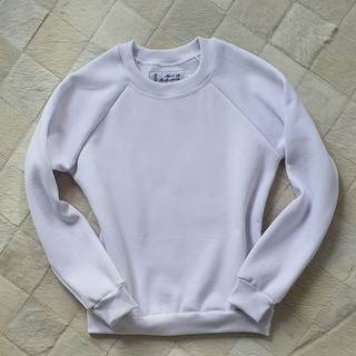 Blusa Moletom Grosso Pelúcia Dentro Básico Moda Feminina Inverno Confortável