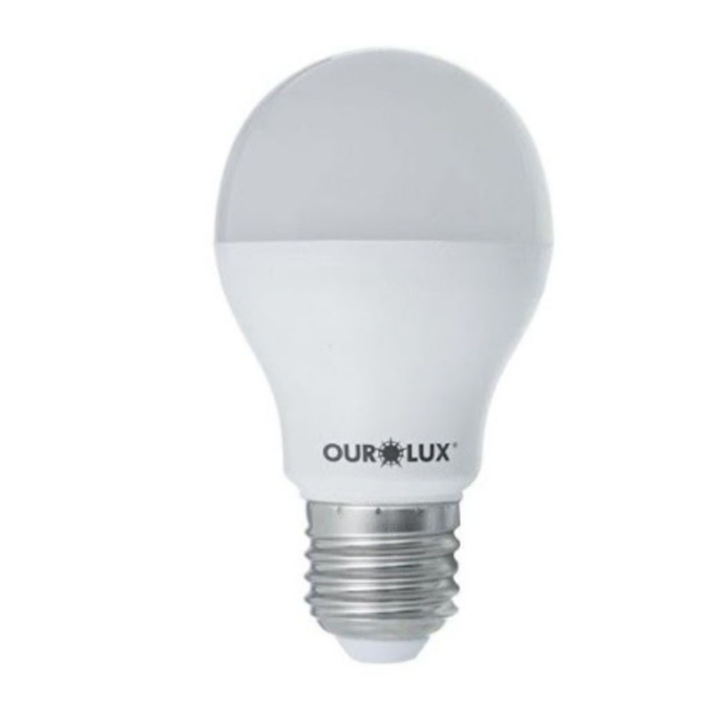 Lâmpada LED Bulbo 806 Lumens 9W 6500K Ourolux | Shopee Brasil
