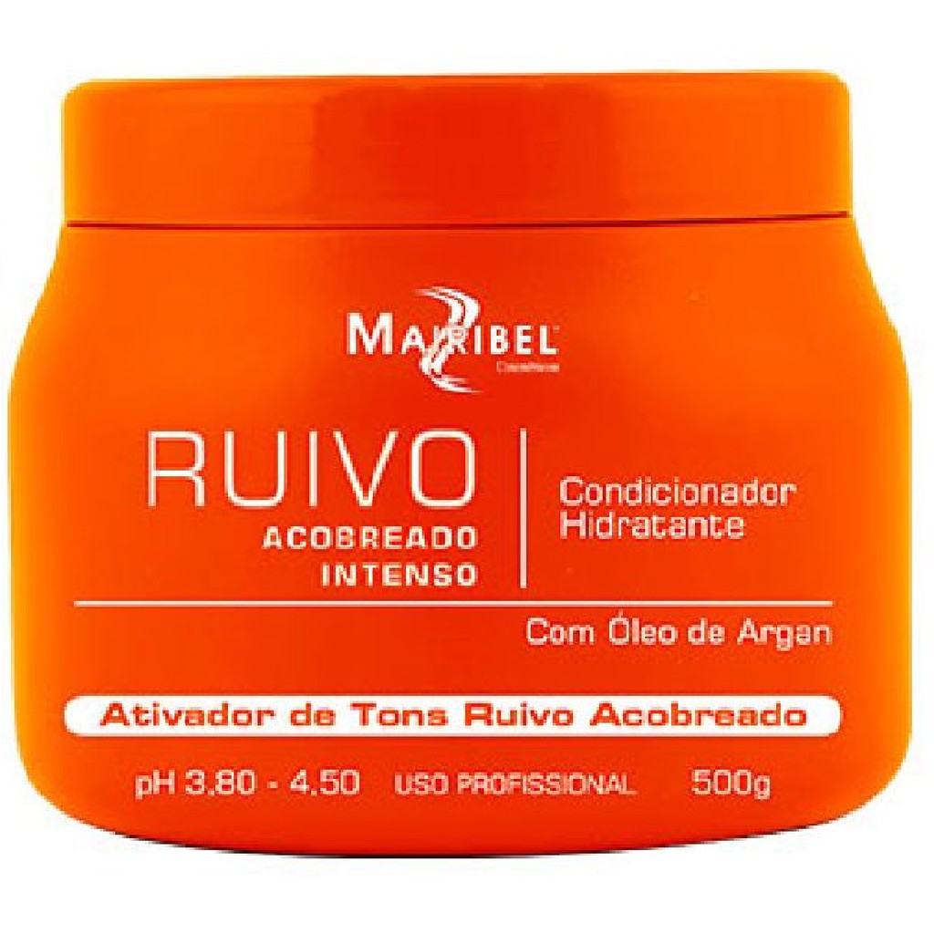 Máscara Condicionador Matizador Ruivo Acobreado Mairibel 500g | Shopee ...