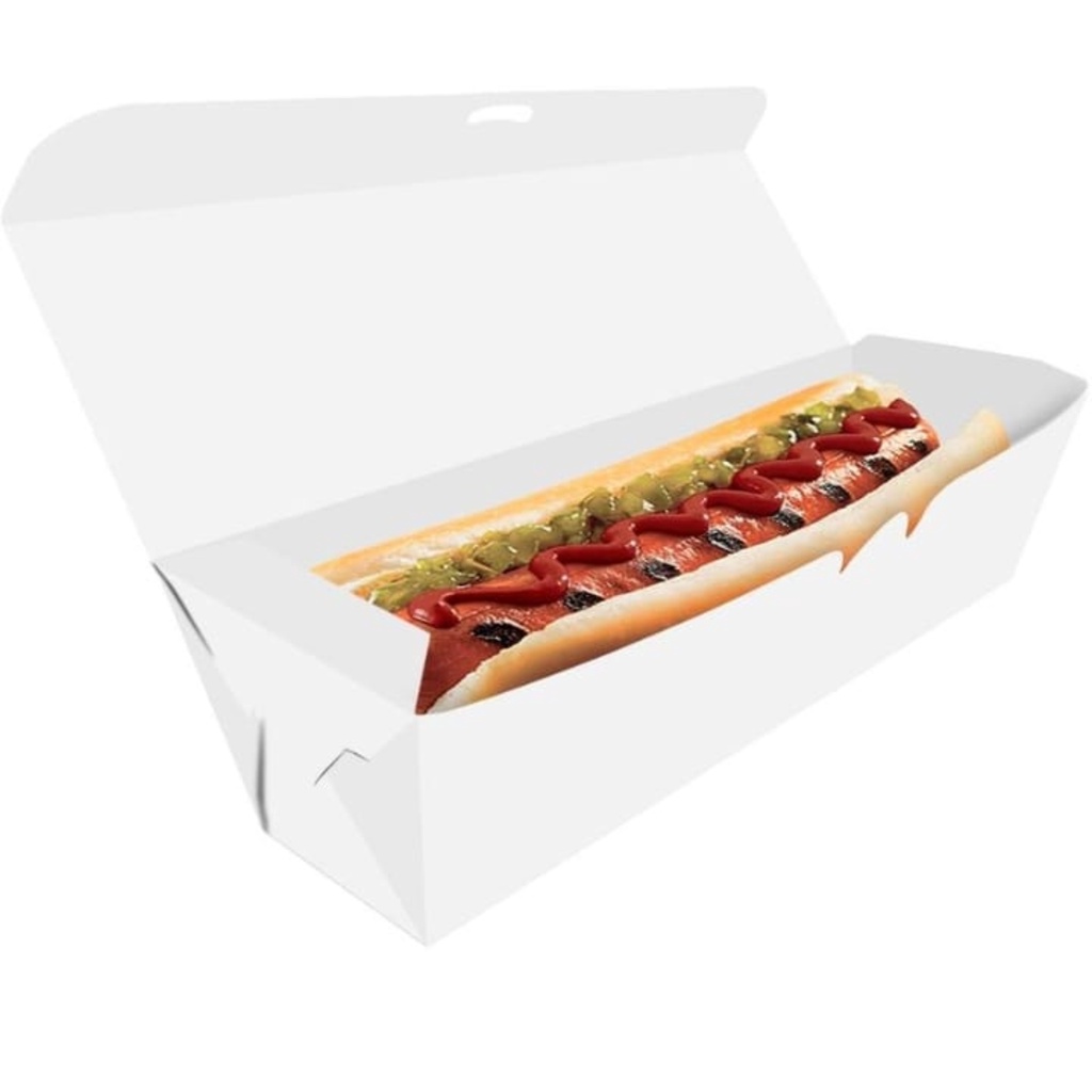 Embalagem para Hot Dog G – 23,5 x 9 x 7 cm – 100 Unidades – Villas