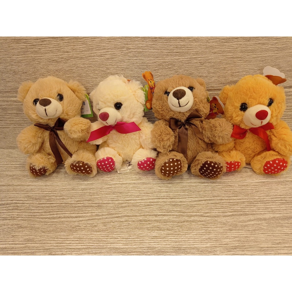 Bichinhos de Pelúcia - Ursinho fofinho 4 cores - F-6965 | Shopee Brasil