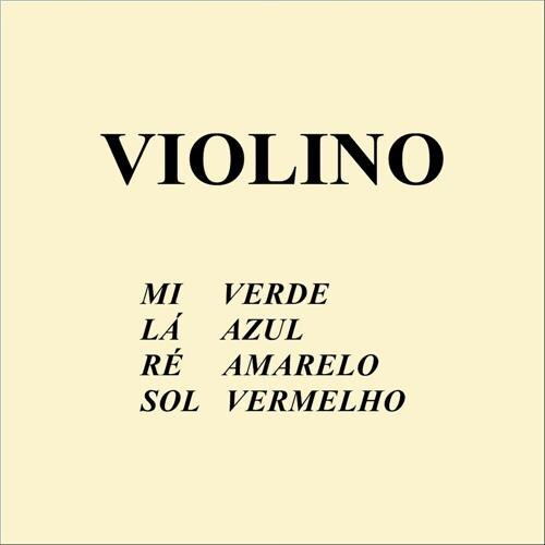 Cordas para Violino 4/4 - Mauro Calixto - Jogo com 4 Unidades de Cordas