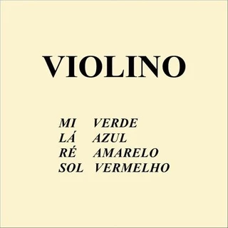Cordas para Violino 4/4 - Mauro Calixto - Jogo com 4 Unidades de Cordas