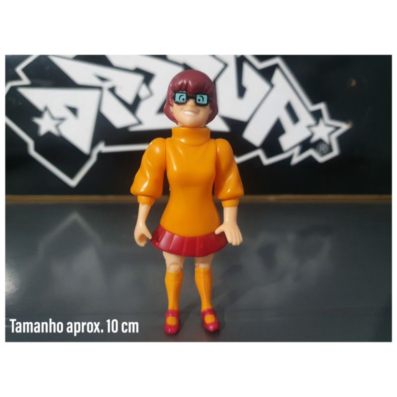 Boneca Antiga Velma Personagem Scooby Doo Cartoon Coleção
