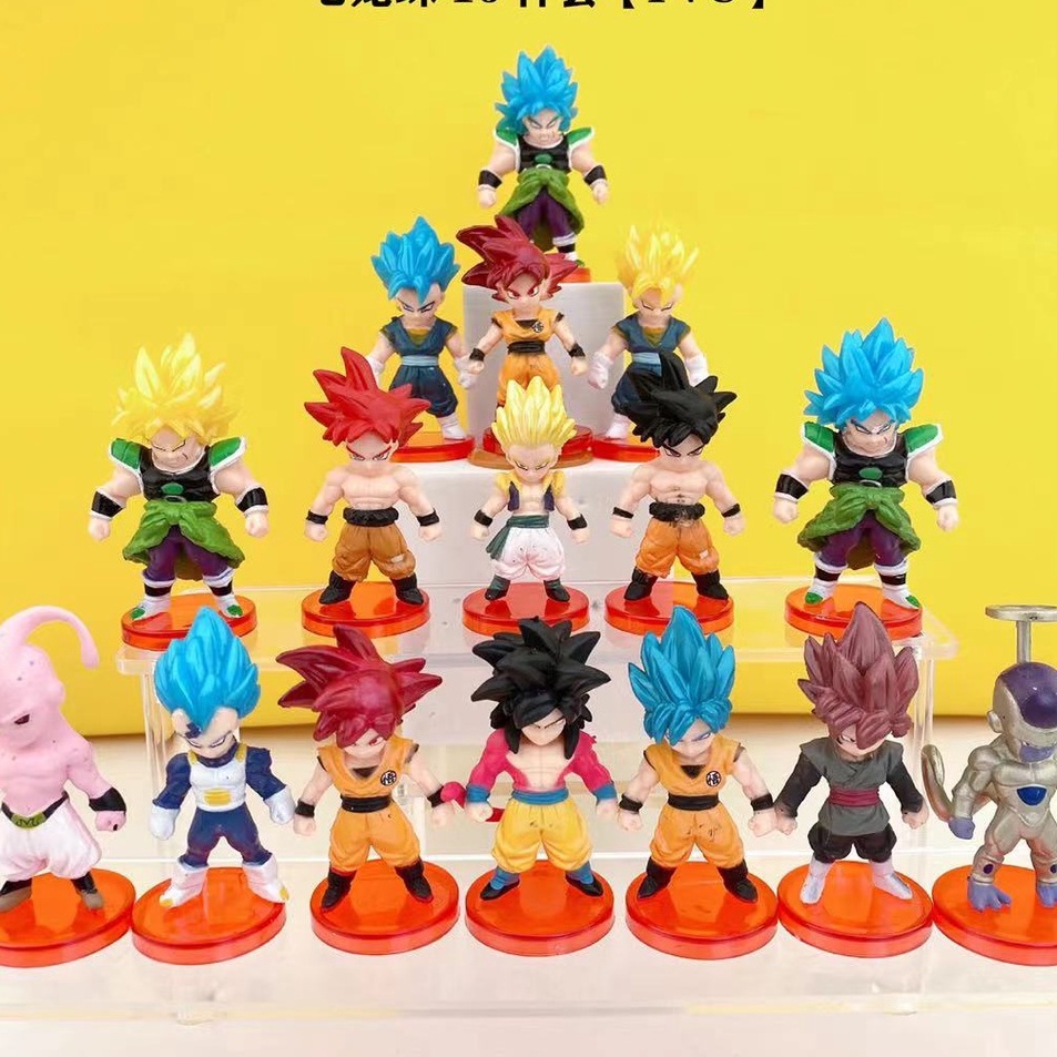 Figuras De Acción De Dragon Ball Z, Super Saiyan, Son Goku, Son Gohan Vegeta Broly Piccolo Majin Buu Modelo De Juguete Para Regalo