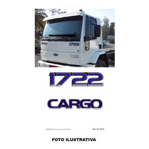 Kit Adesivo Emblema Caminhão Ford Cargo 1722
