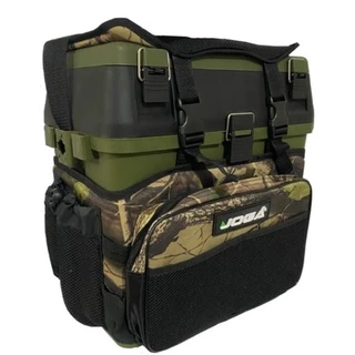 Caixa Mochila de Pesca Grande Jogá Fishing Box Vira Cadeira