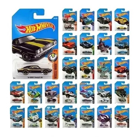 4 Unid Carrinhos Hot Wheels Sortidos Original Sem Repetição