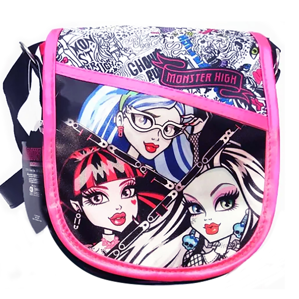 Monster High Bolsa Crossbody Ghoulia Frankie & Draculau | Shopee Brasil