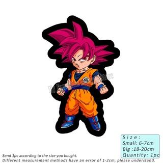 Dragon Ball Ferro em Roupas Adesivo, Son Goku Anime Dos Desenhos Animados,  Hot Transfer Roupas Patches