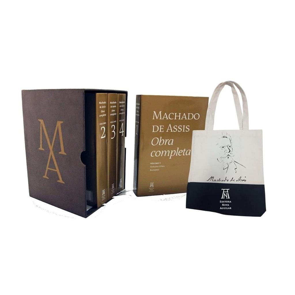Obra Completa Machado de Assis + Ecobag Editora Nova Aguilar | Shopee ...