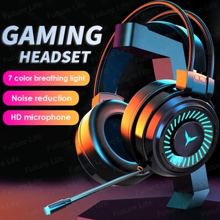 Fone De Ouvido Gamer Com Microfone 7.1 Channel Surround Stereo Sound Noise Cancelling Headset