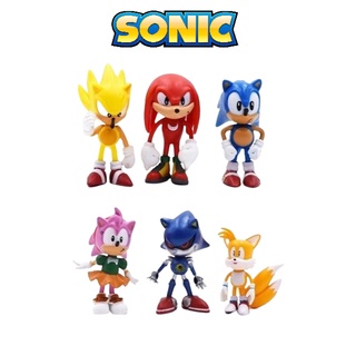 Nova Coleção de Bonecos Sonic - Tails, Shadow, Silver, Knuckles e Robotnik  