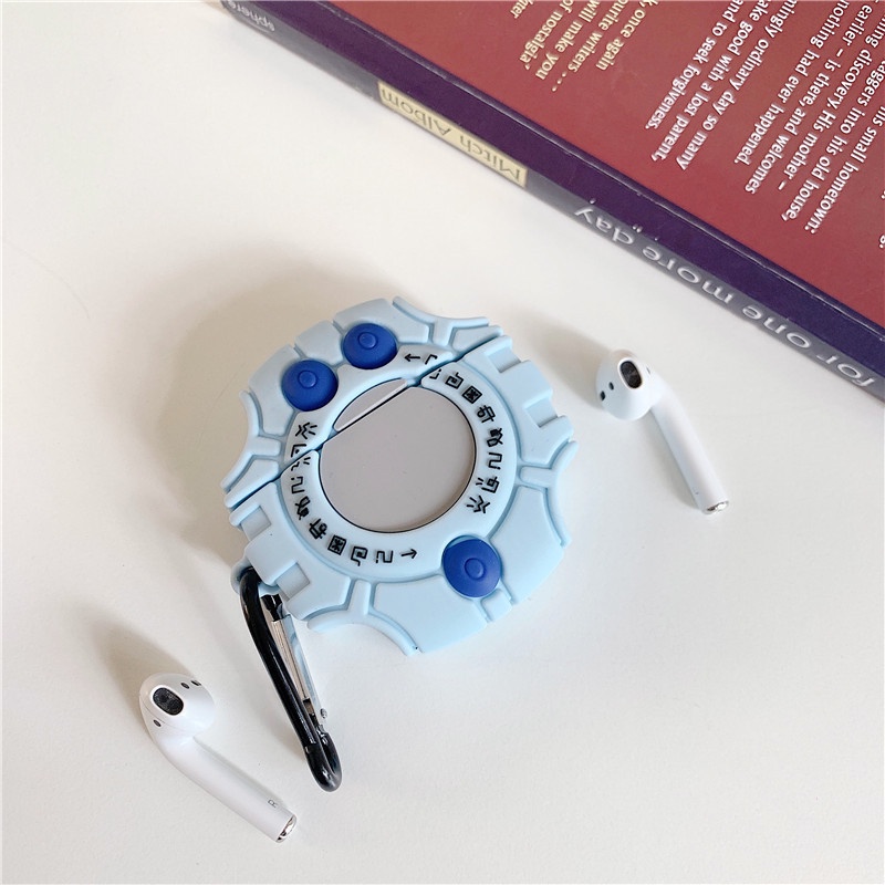Capa Digital Monstro Digivice Para Apple Airpods Pro 1 2 3 Geração