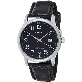 Relogio Casio Masculino Classico Couro Mtp-V002L-1Budf-Br