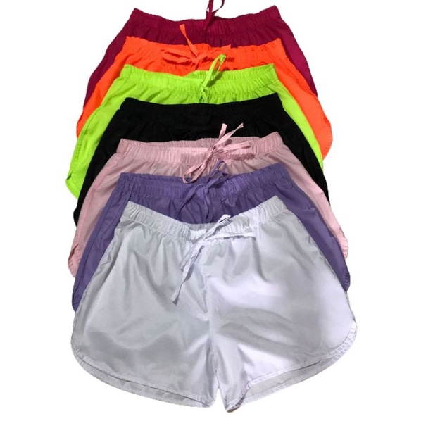 Short Plus Size Feminino Para Banho, Caminhada, Piscina E Praia Tactel ...