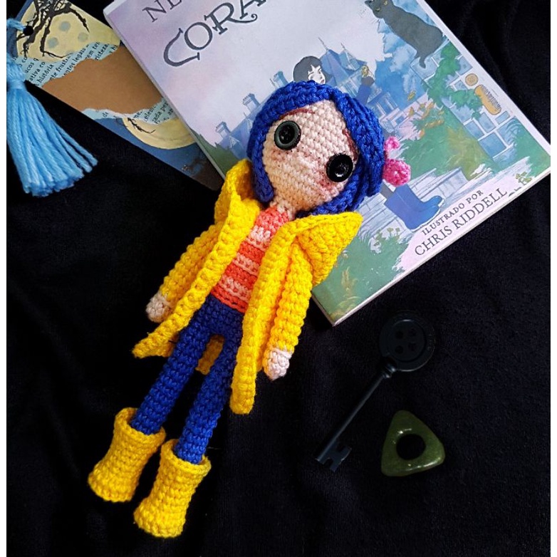Boneca Coraline Amigurumi / Coraline e o Mundo Secreto