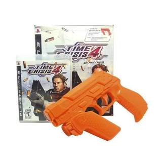 JOGO PS3 TIME CRISIS 4 + PISTOLA GUNCON FISICO SEMI-NOVO