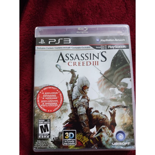 Assassin's Creed III - Jogo PS3 Midia Fisica - Sony - Jogos de Ação -  Magazine Luiza