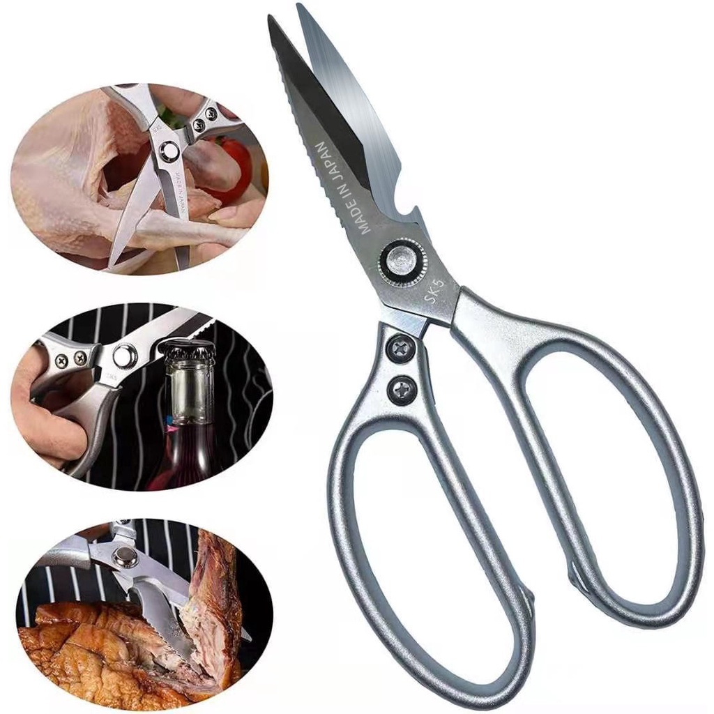 Tesoura Culinária Em Aço Sk5 Uso Profissional Multi-funções | Shopee Brasil