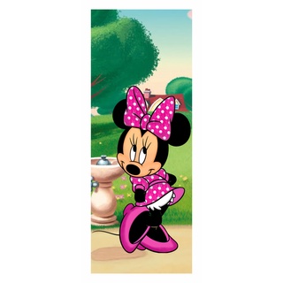 Adesivo Decorativo Infantil Para Portas Mickey Mouse Minnie Mod. 91