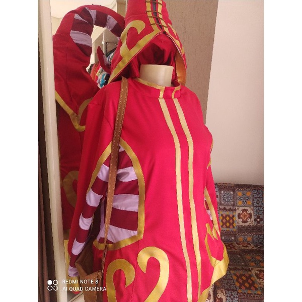 Cosplay Lulu Clássica - Lol com chapéu.