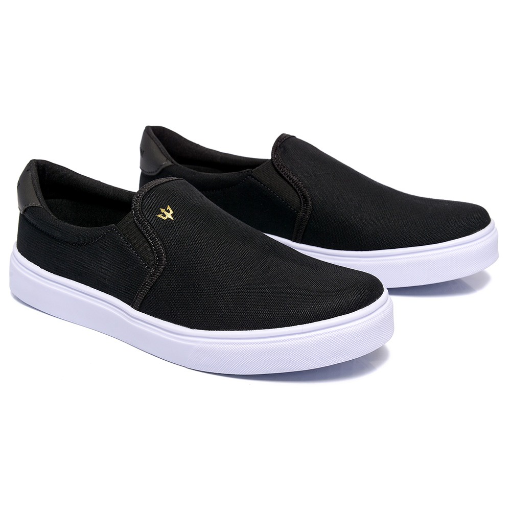 Tênis Masculino Calce Fácil Sapatenis Slip-On Iate Yate Sapato Casual Social