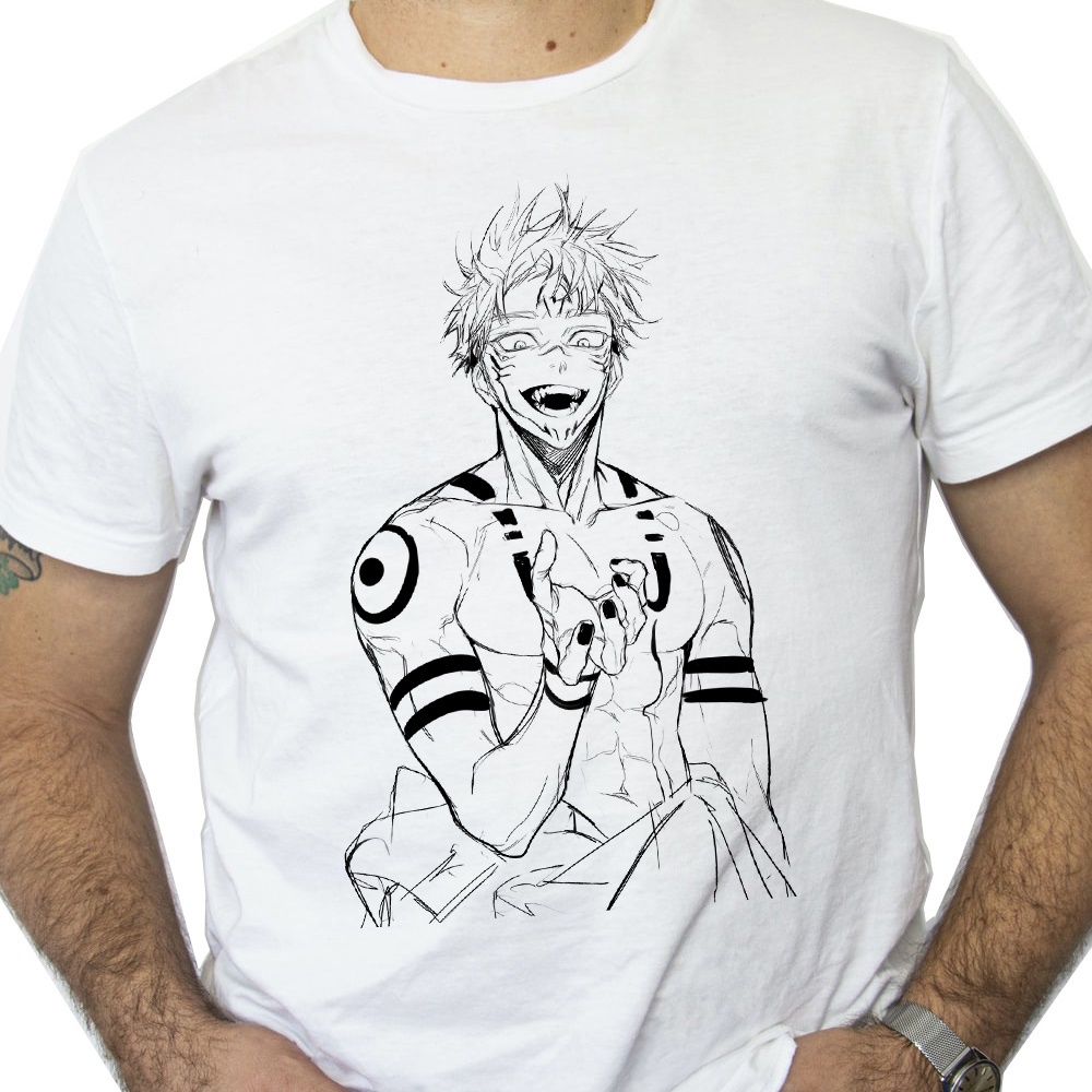 Camiseta Camisa Jujutsu Kaisen Satoro Gojo Ryomen Sukuna Nobara Kugisaki Unissex Anime Shopee 3178