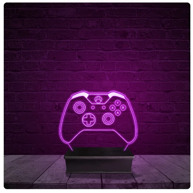 Luminária e Abajur Acrílico Led - Controle Xbox One