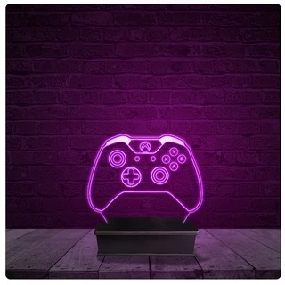 Luminária e Abajur Acrílico Led - Controle Xbox One