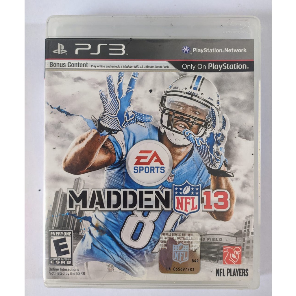 (未使用･未開封品)Madden NFL 13 Madden NFL 13 PS3 Mídia Física Original Pronta Entrega | Shopee Brasil