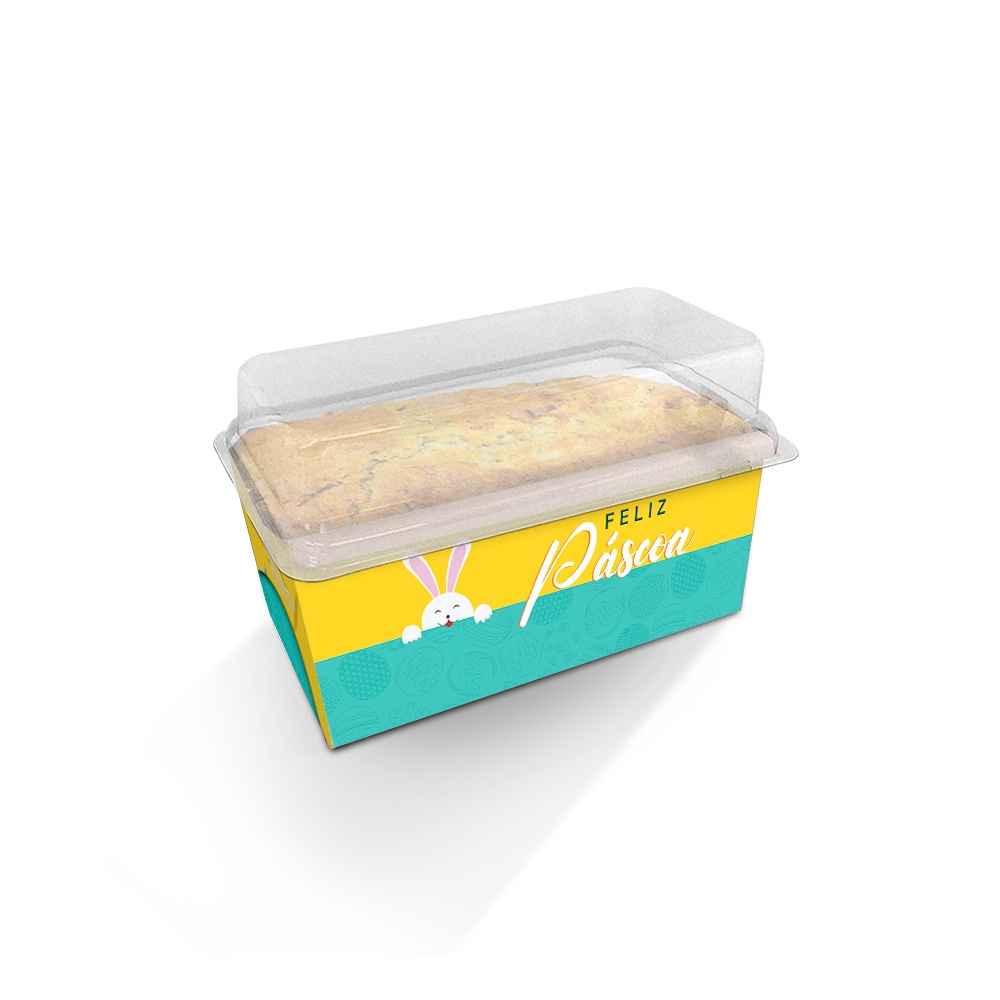 Mini Forma Papel Forneável - Com Tampa | Happy Rabbit | Shopee Brasil